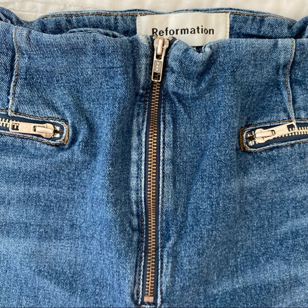 Reformation Niki Jean in Kasai - Picture 4 of 12